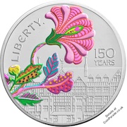 2025 150 Years of Liberty £5 BU Colour